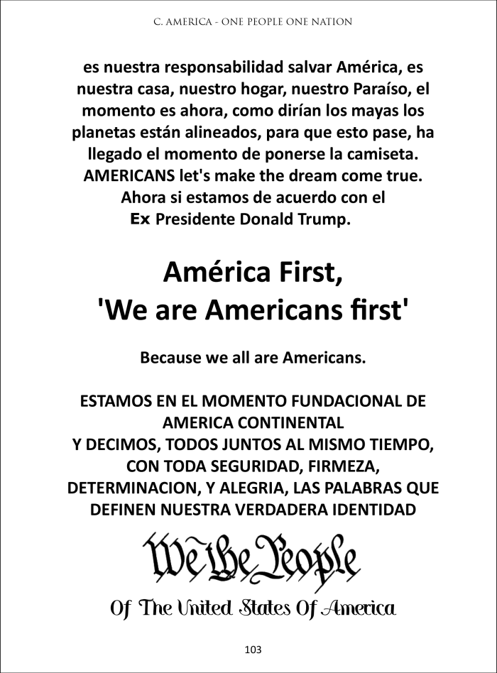 america primero